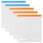 Lerine Reusable 2 Gallon Freezer Bags Dishwasher Safe, Reusable Freezer Bags 2 Gallon Capacity 13"x15.6", Leakproof BPA Free Food Storage Bags for Marinate Meats, Vegetables, Home Organization