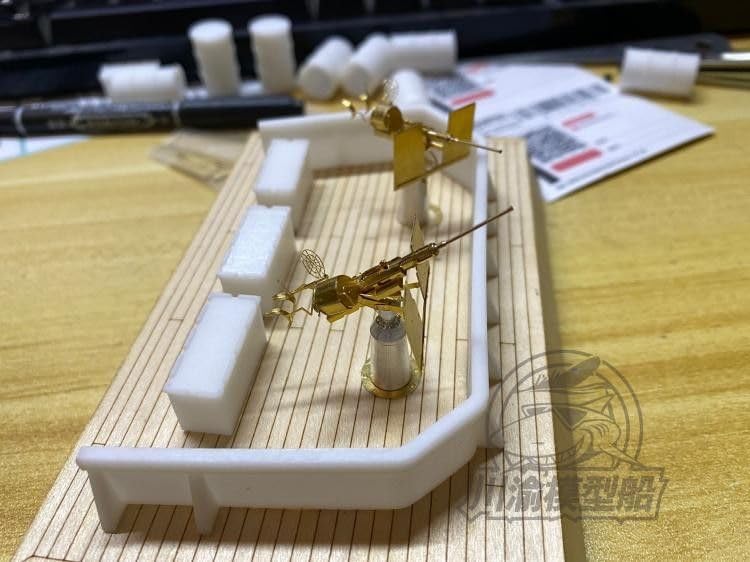 MRY-SFW 1/72 Scale USS Missouri Oerlikon 20mm Cannon Scene Detail-up Assembly Model Kit