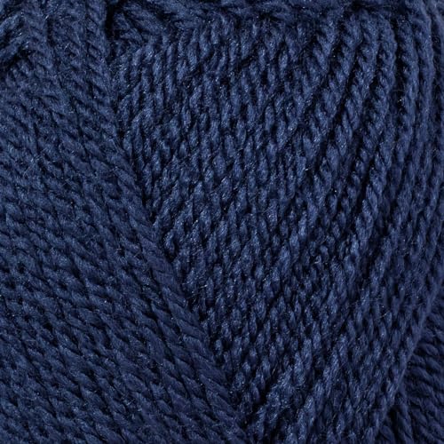 Utopia Crafts Joy Plain Knitting and Crochet Yarn, Soft, Easy Care, 100% Polyacrylic, 10 x 50 g Ball, 150 m (Blue Charcoal) - Image 3