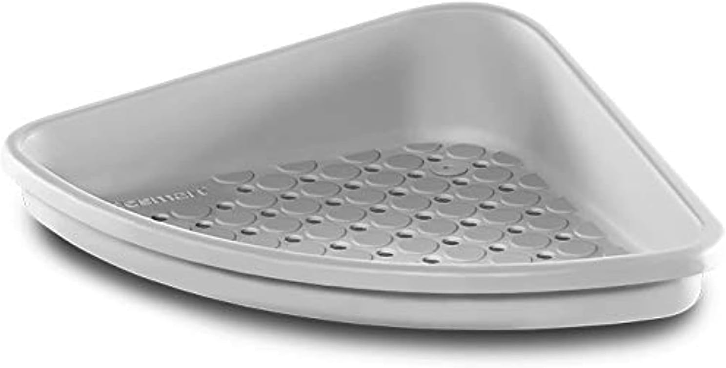 madesmart Plastic Bathtub Corner Shelf for Expanded Soap