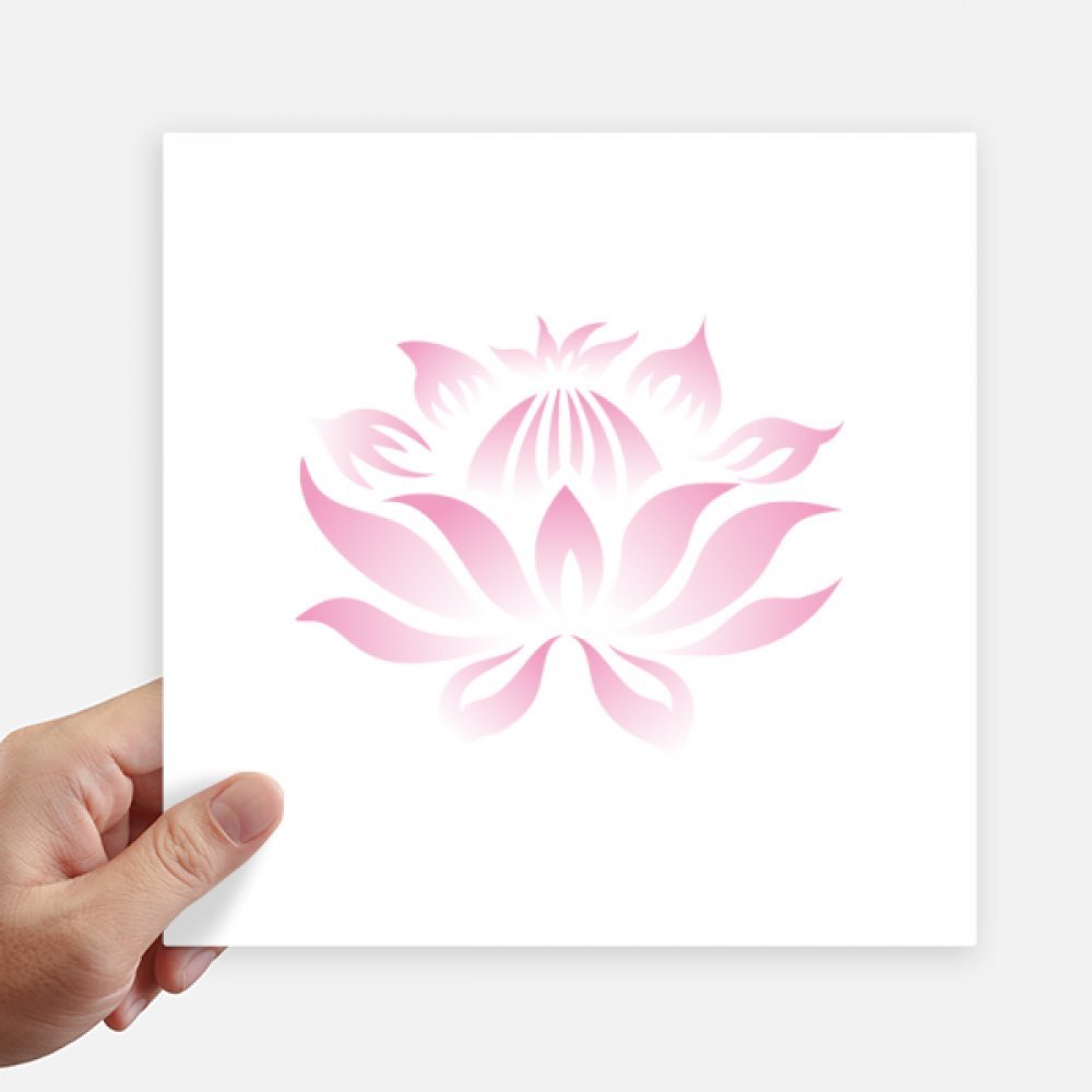 Pegatinas de loto rosa DIYthinker adhesivos de pared de 20 cm y decoración de maletas de viaje