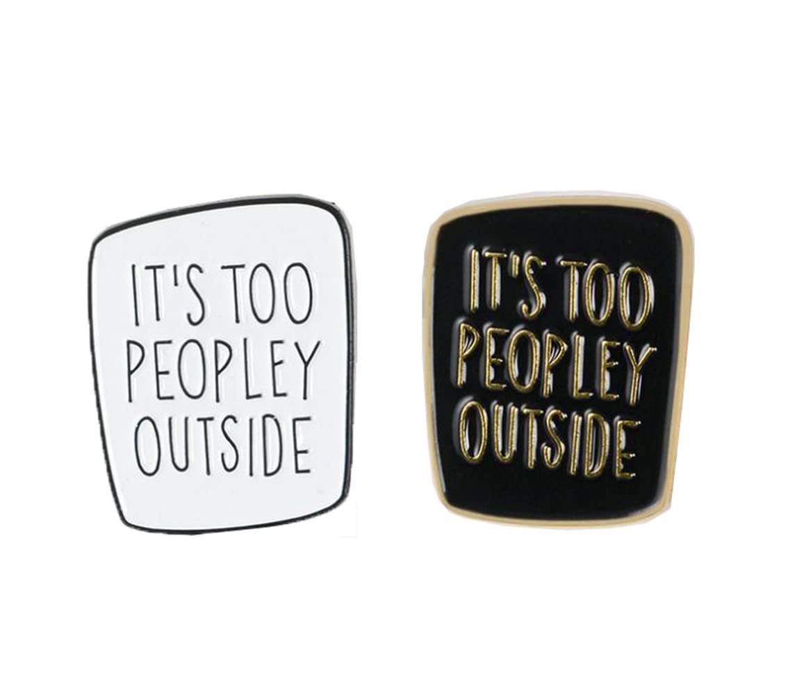 Fashion creative exquisite black and white drawing board introverts social phobia refused touch pin spur needle