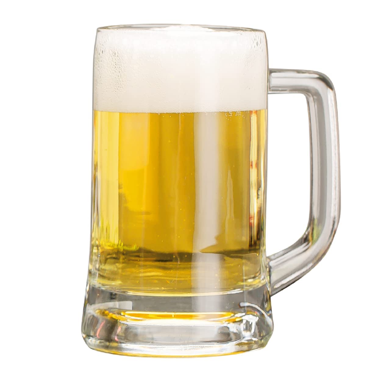 Farielyn-X Italian Premium Classic Beer Mugs, 400 ML, Crystal Clear, Beer Glass, Perfect for Gift Set of (p .Beer mag, 6) 4