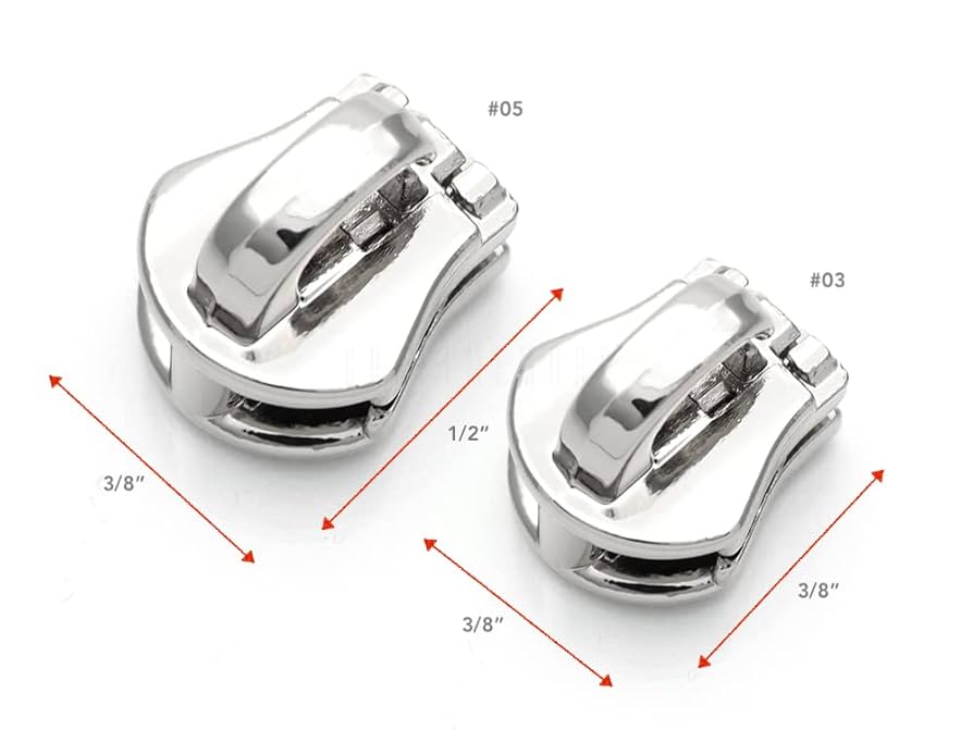 Amazon.com: CRAFTMEMORE Zipper Body Auto Lock Zipper Slider