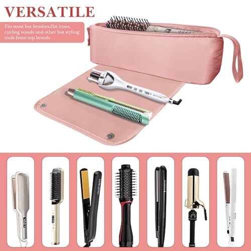 Linkidea Bolsa de viagem e tapete resistente ao calor, organizador de viagem portátil essencial de v