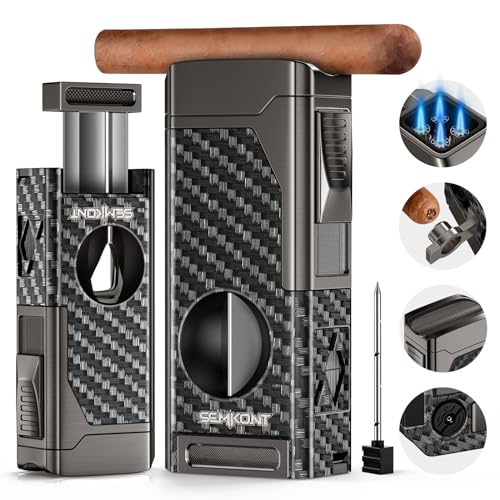 Encendedor de cigarro 5 en 1 multifuncional sin butano miniatura 1