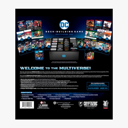 Cryptozoic Super Heroes Edition DC Comics Deckbuilding Game miniatura 3