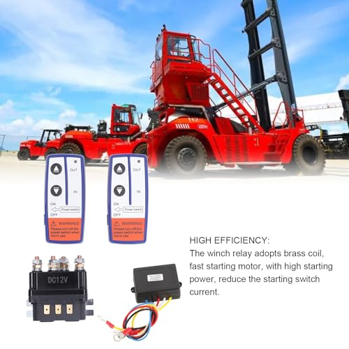 Kit Relé de Winch 12V 250A con Control Remoto miniatura 5