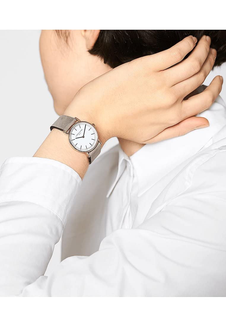 Liebeskind Berlin Damen Armbanduhr – 30 mm Quarzuhr mit rundem Gehäuse – Edelstahl-Mesharmband – 5 ATM wasserdicht – Zeitlos & filigran
