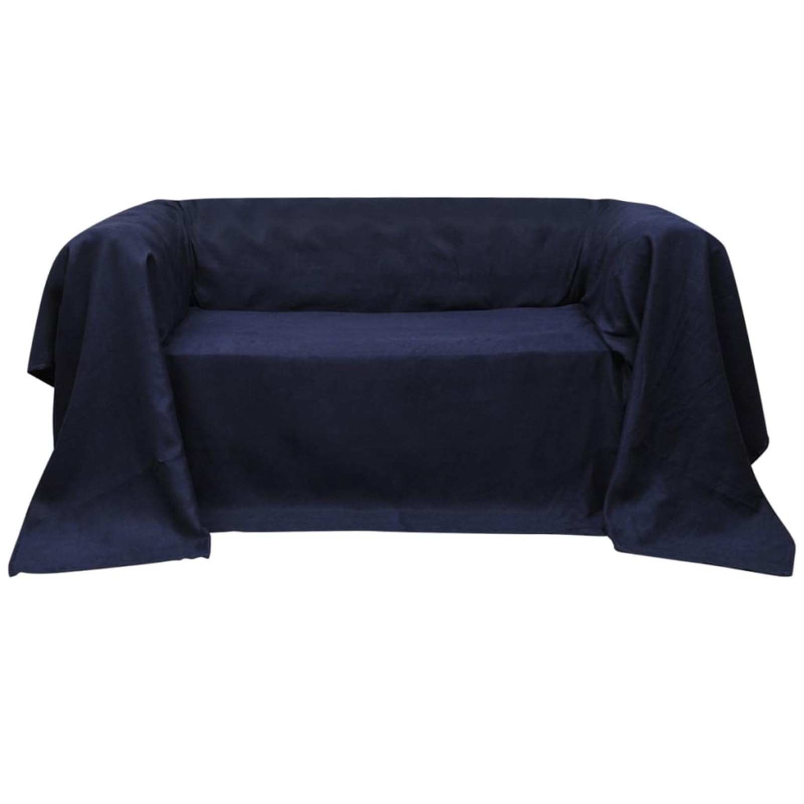 Geecher Fodera per Divano in Micro-camoscio Blu Marino 140 x 210 cm, Protegge da Macchie peli Animali e Usura, Poliestere 100%, Copri Divano Elastico Lavabile in Lavatrice for Soggiorno e Salotto