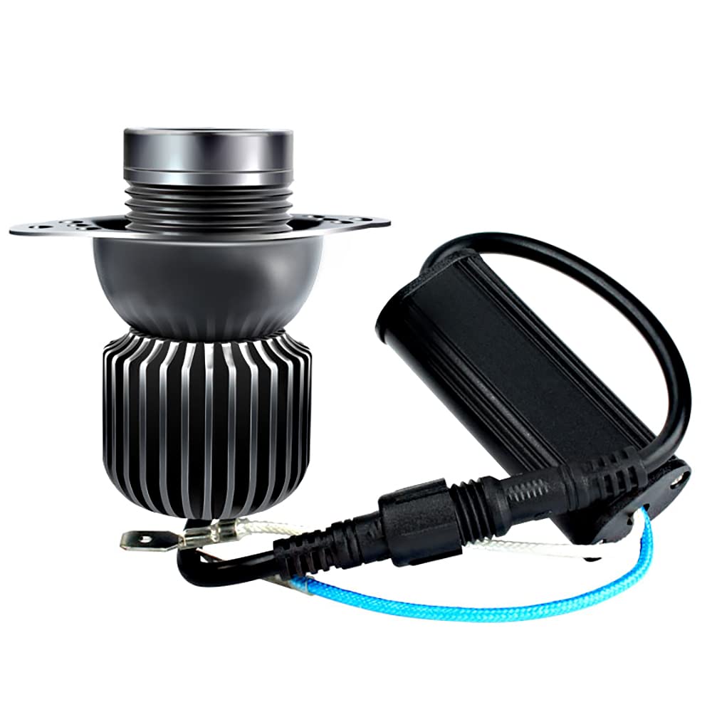 Riloer Angelo Eyes Halo Ring Lampadine, 1Pair 12V 40W Led Angelo Eye Marker Lampadine Per Bmvv 3 Serie E90 Saloon Lci/E91 Touring Lci 2008-2011