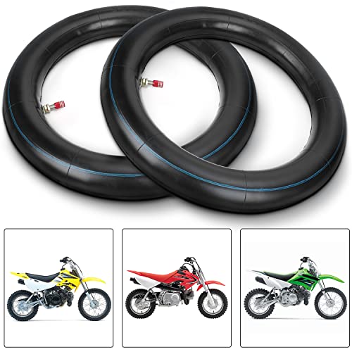 Image of GREHUA 2.75 3.00-12 80 /100-12 inch Rear Inner Tube for SSR 110cc 125cc 90cc KLX110 PW80 TTR90 TTR110 XR50 XR70 CRF50 CRF70 CRF110 DRZ110 Coolster QG-214 Apollo RFZ Pit Dirt Off Road Bike Parts
