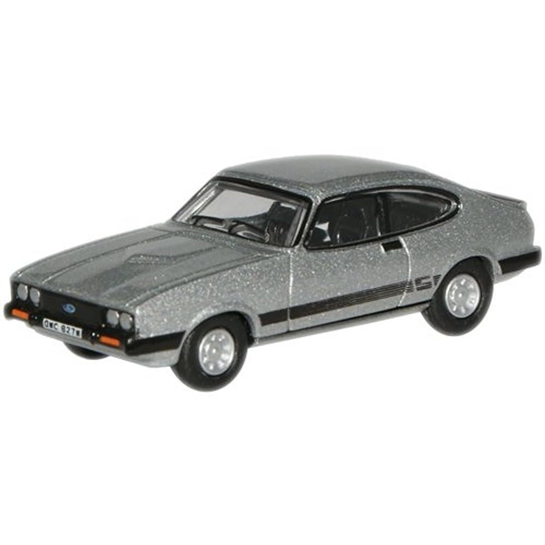 Oxford Diecast 76CAP001 Strato Silver Ford Capri MkIII