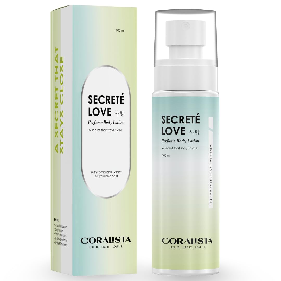 Secreté Love Perfume Body Lotion | 3% Kombucha + 5% Niacinamide | Long Lasting Unisex Fragrance for Glowing & Hydrated Skin | 100ml-image-24