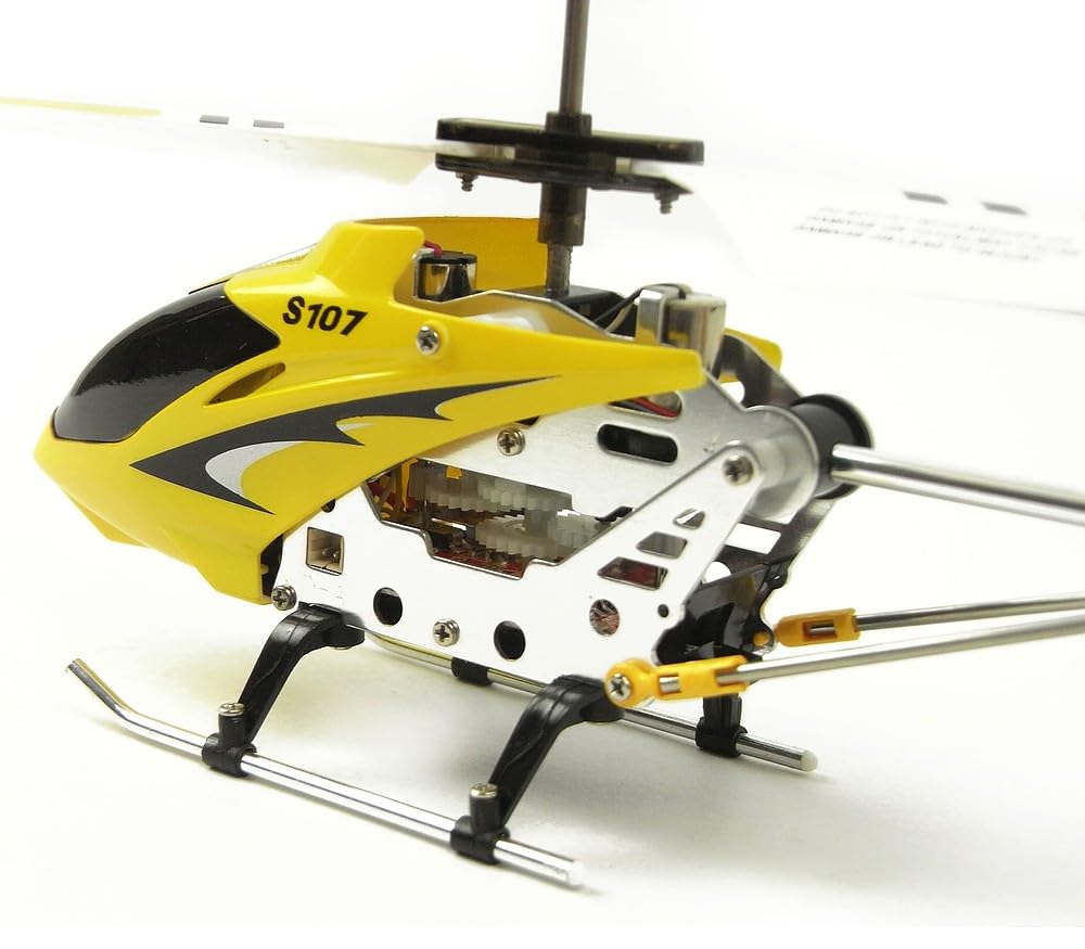 Syma-S107G Helicóptero con giroscopio, Color Amarillo (5091), unisex-adulto