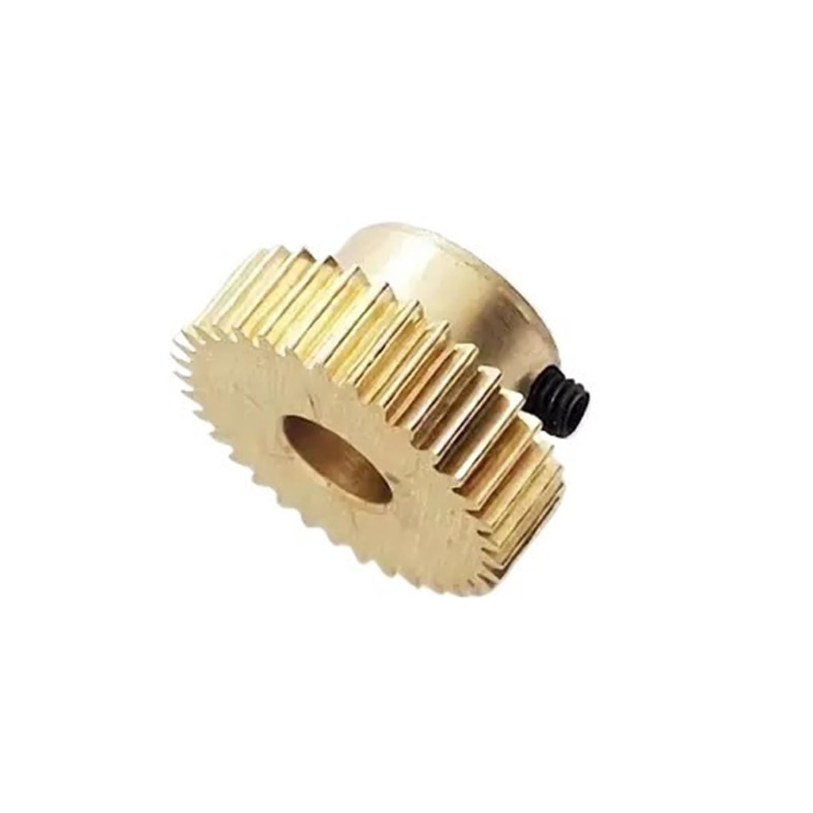 GTPBAO 1 stücke Kupfer 0,5 Modul 78 Zähne Stirnradgetriebe 0,5 M 78 T Messing Zylinderrad 40mm Durchmesser Gerade Zähne Ritzel 20mm Schritt Wellenteile(6MM BORE)