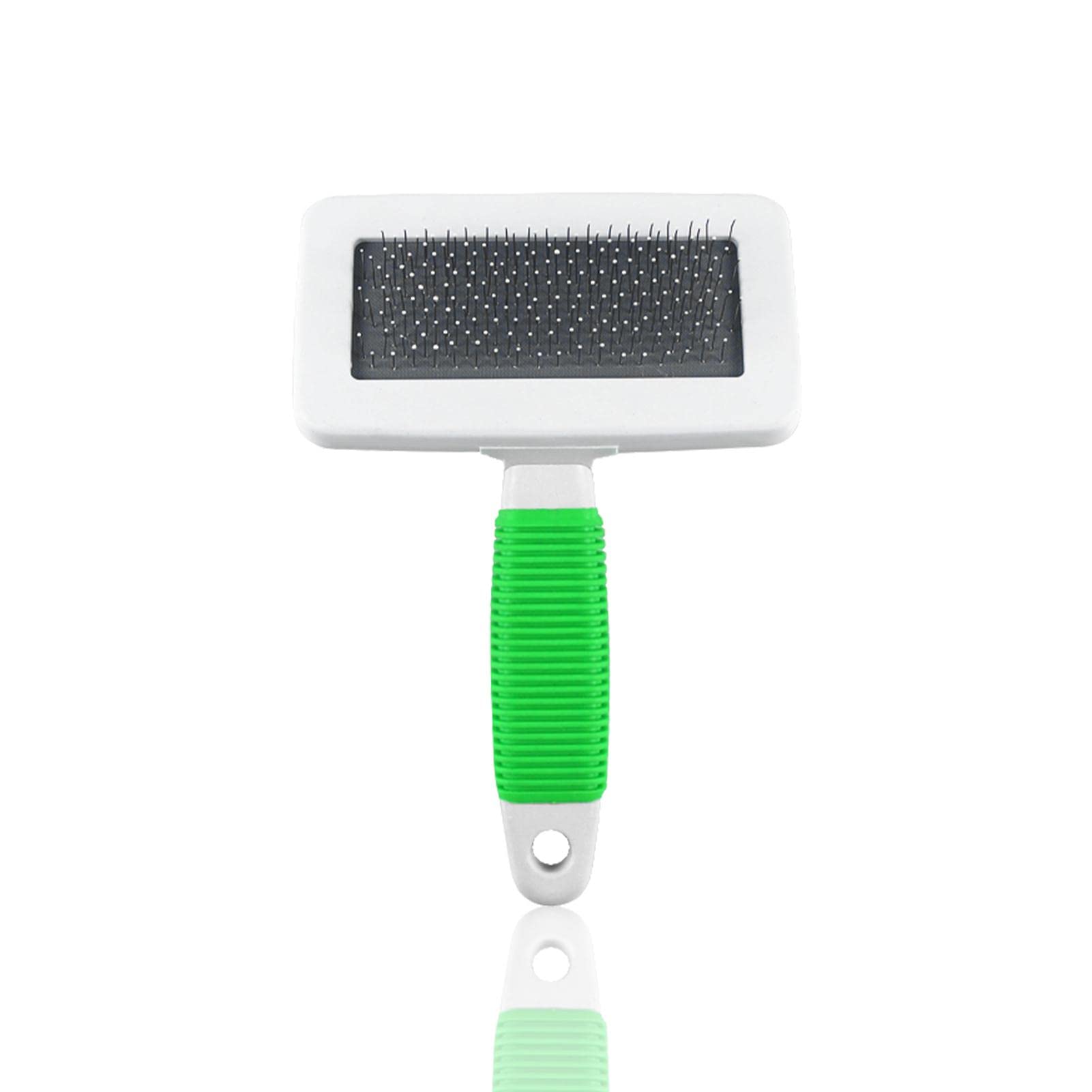 cepillo de pelo para mascotas | Cepillo de acero inoxidable para perros y gatos para muda de pelo | Cepillo para Perros para Mascotas de Pelo Largo o Corto Suministros para Mascotas Elimina enredos y