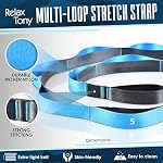 Yoga Stretching Strap - 12 Loop Non-Elastic Band - Image 2