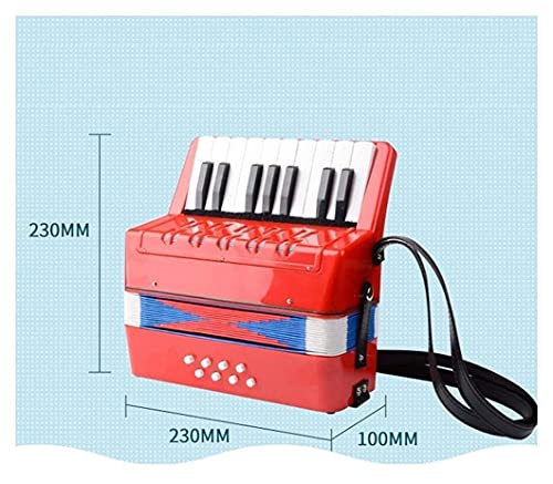 JXRY Children's Accordeon Toetsenbord Instrument met Trein Sleutel Ventiel Hand met Eeronderwijs Educatief Instrument… - Image 8