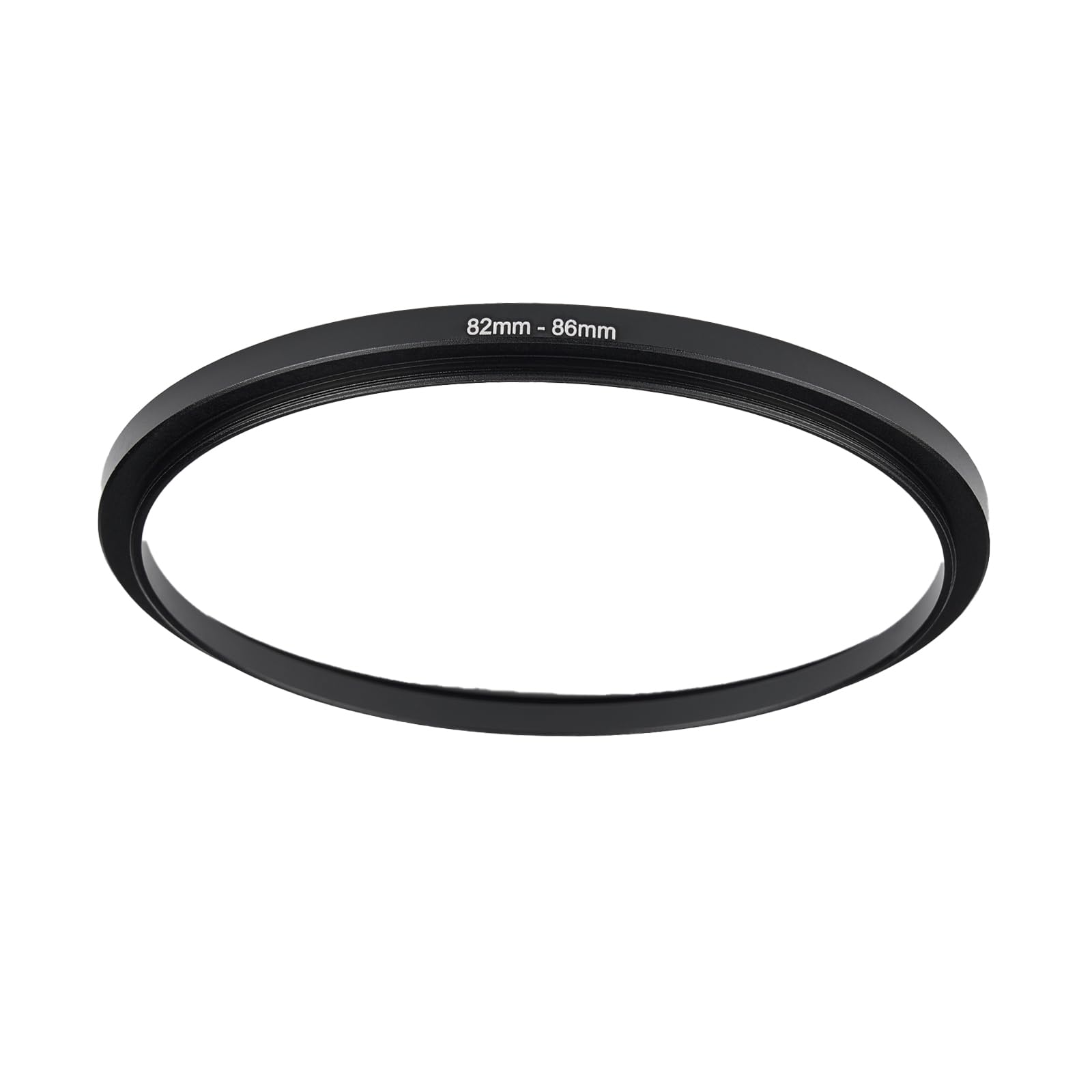 82mm to 86mm Step-up Adapter Rings Filter Adapter Black Metal Step Down Filter Ring Adapter Compatible with All Brand UV CPL ND Camera Lens Filter Stepping Rings (82mm-86mm)