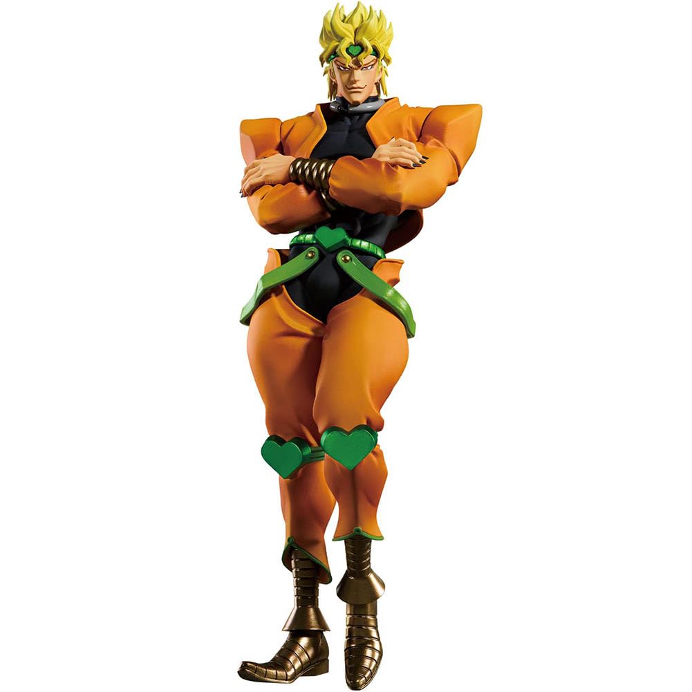 Xinchangda Jotaro Figure Anime JJBA Figurine Statue 22CM Standing Pose Dio Brando Action Figures Colllectible Handmade PVC Model Desktop Decorations Gift