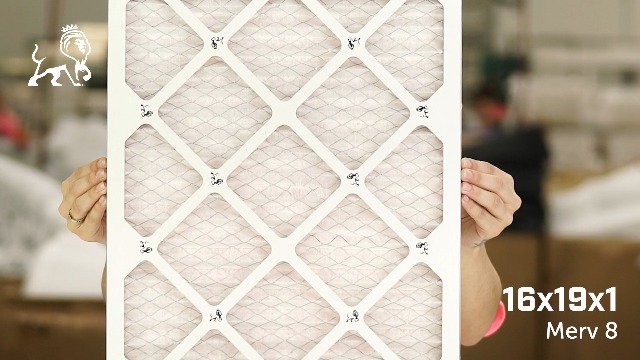 Filter King MERV 8 HVAC Air Filters 16x20x1, 4 Pack, Made In USA, Actual Size 15.5x19.5x.75, Lasts Up To 90 Days - Foto 7