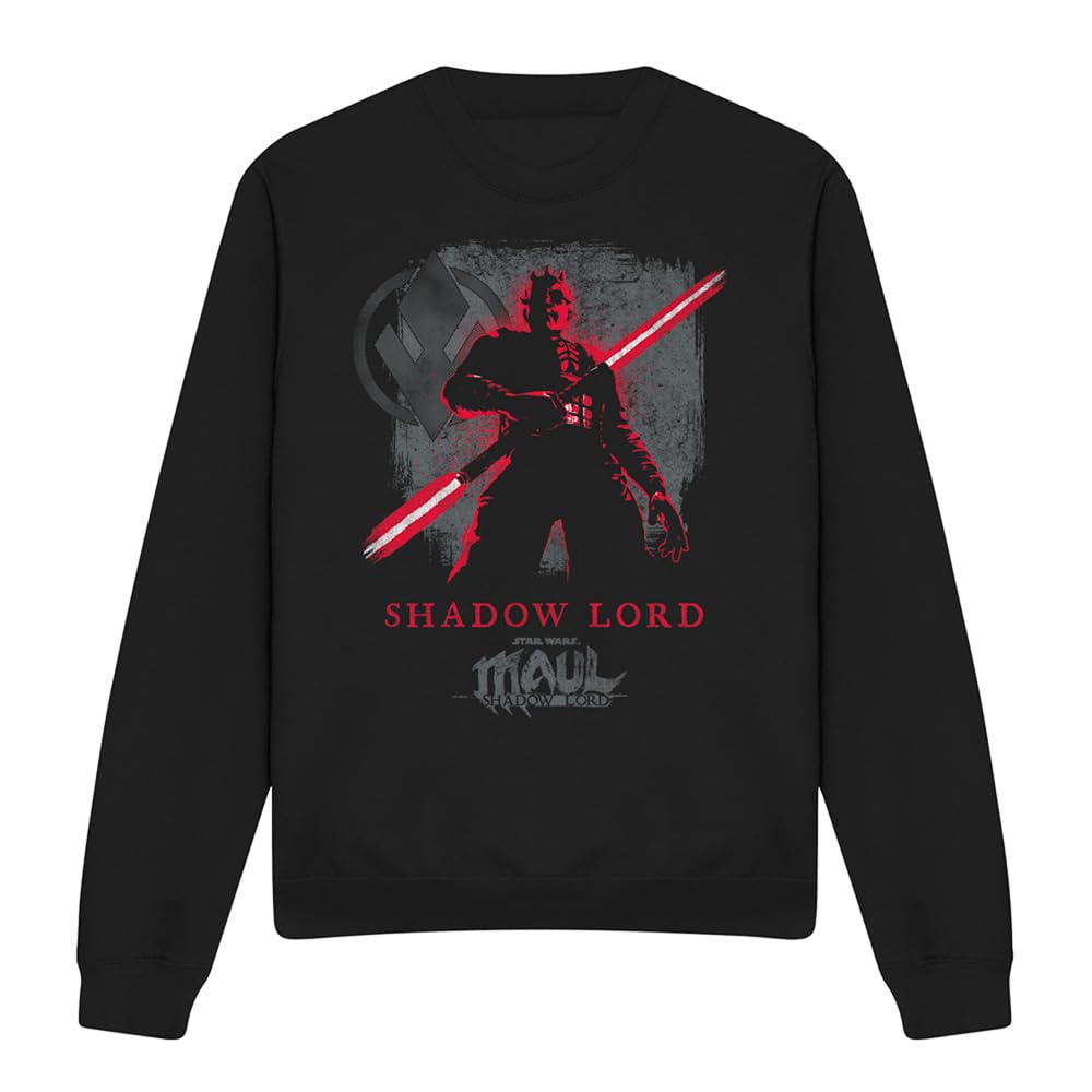 Star Wars Maul Shadow Lord Dark Side Sith Unisex Sweatshirt, Black, Medium