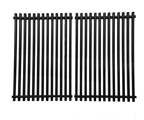 GasSaf Grill Grates for Weber Spirit 300, Spirit 700, Genesis Silver Gold B|C, Platinum B|C, Porcelain Grid Grates Replacement for Genesis 1000-3500, Gas Grill Parts for Weber 7525 (17.4 x11.8)