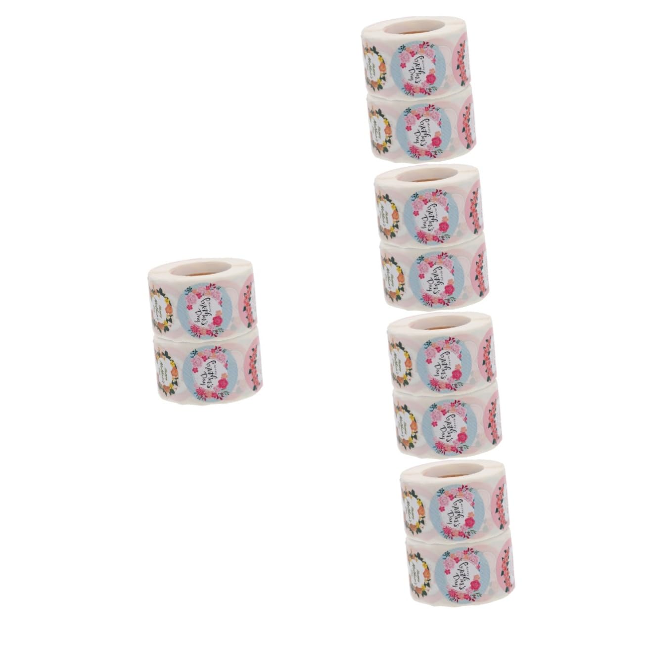 Lurrose 5 Set Adesivi Per La Festa Della Sacchetti Trasparenti Ringraziamenti Bomboniere Etichette Adesive Per Feste Con Logo Articoli Decorazioni Adesivi Per Buste 2 * 5