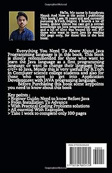 Complete Java HandBook in 100 page, For B.Tech Students: A beginner to advance Java Guide Only 100 pages (Programming Language HandBook)