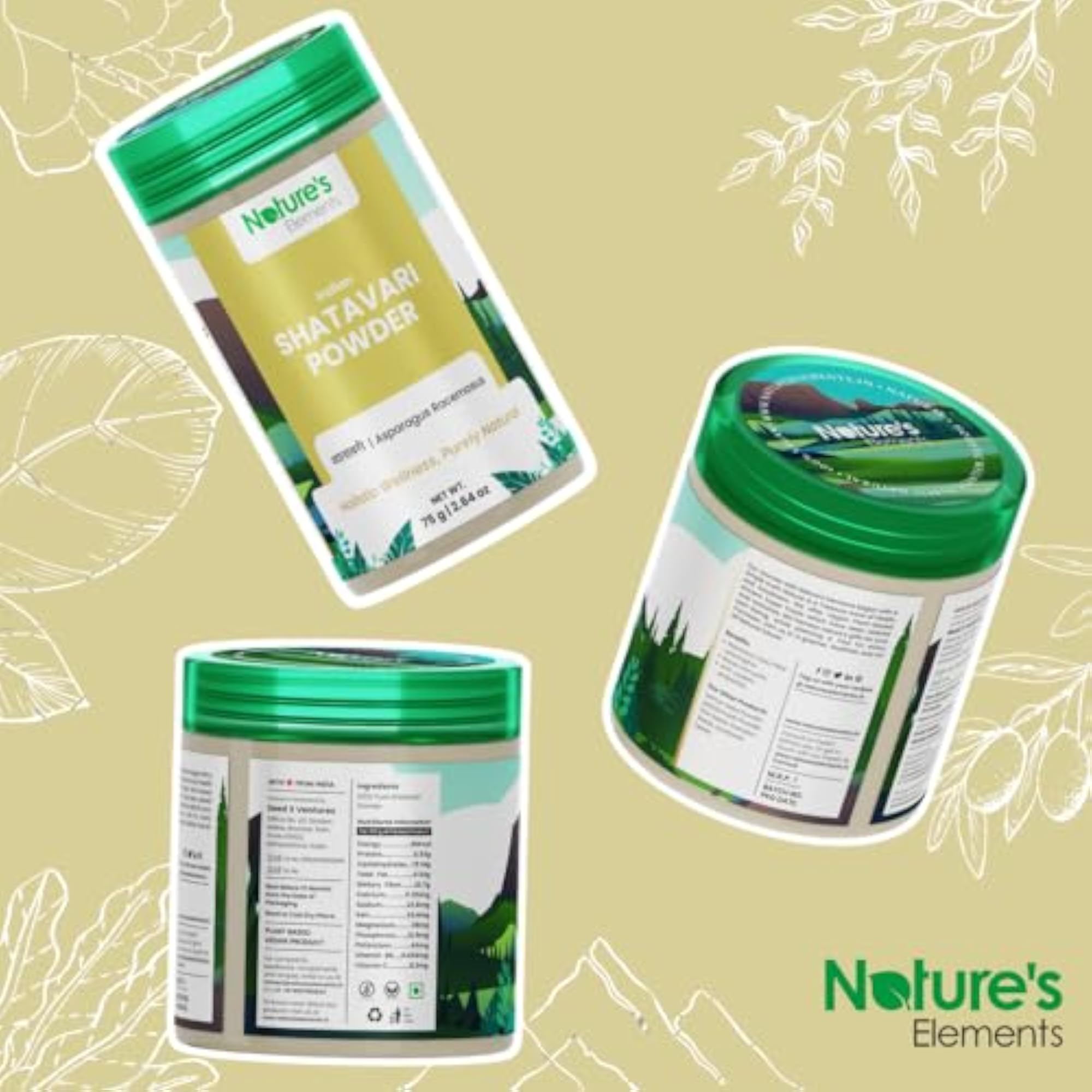 Nature's Elements Jamun Seed & Shatavari Powder, 160g