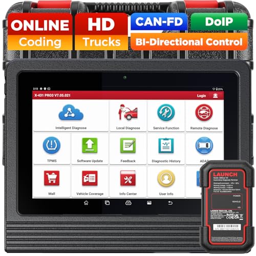 Launch X431 V+ OBD2 Diagnosegerät für Android mit WiFi und Bluetooth