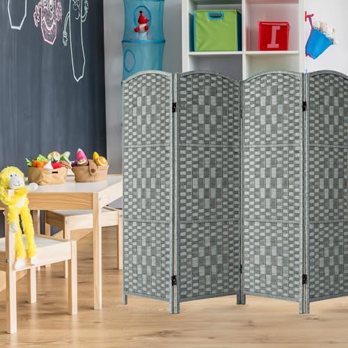 HALLYBEE Small Room Divider, Privacy Screen, Short Room Dividers and
