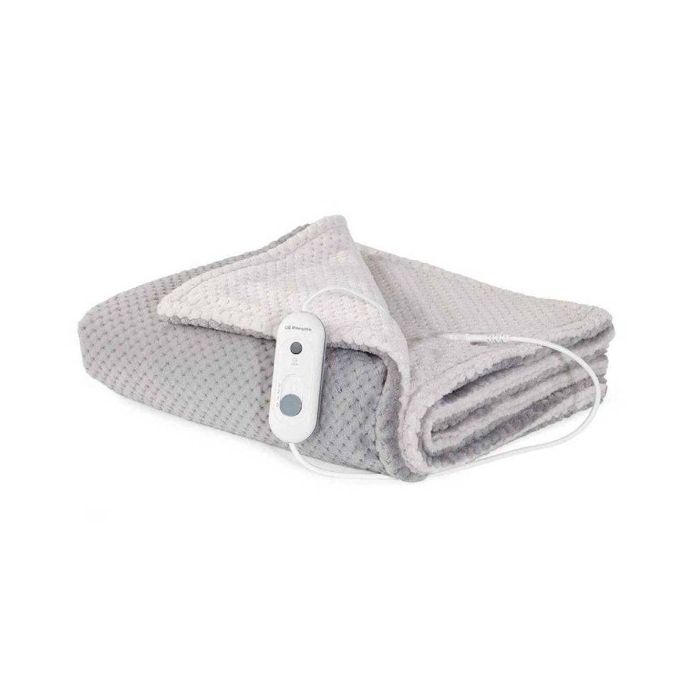 Orbegozo MAH 2050 – Manta térmica, 3 niveles de temperatura, calentamiento rápido, protección contra sobrecalentamiento, apagado automático, 200x170cm, 120 W