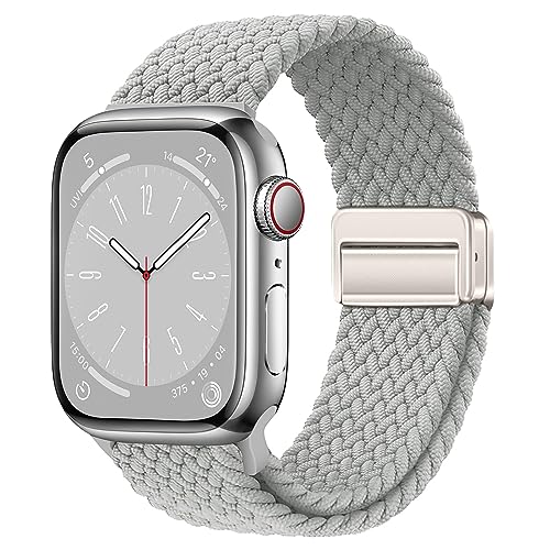 Nylon Sport Loop Watch Band Compatible with Apple Watch Bands for Women Men