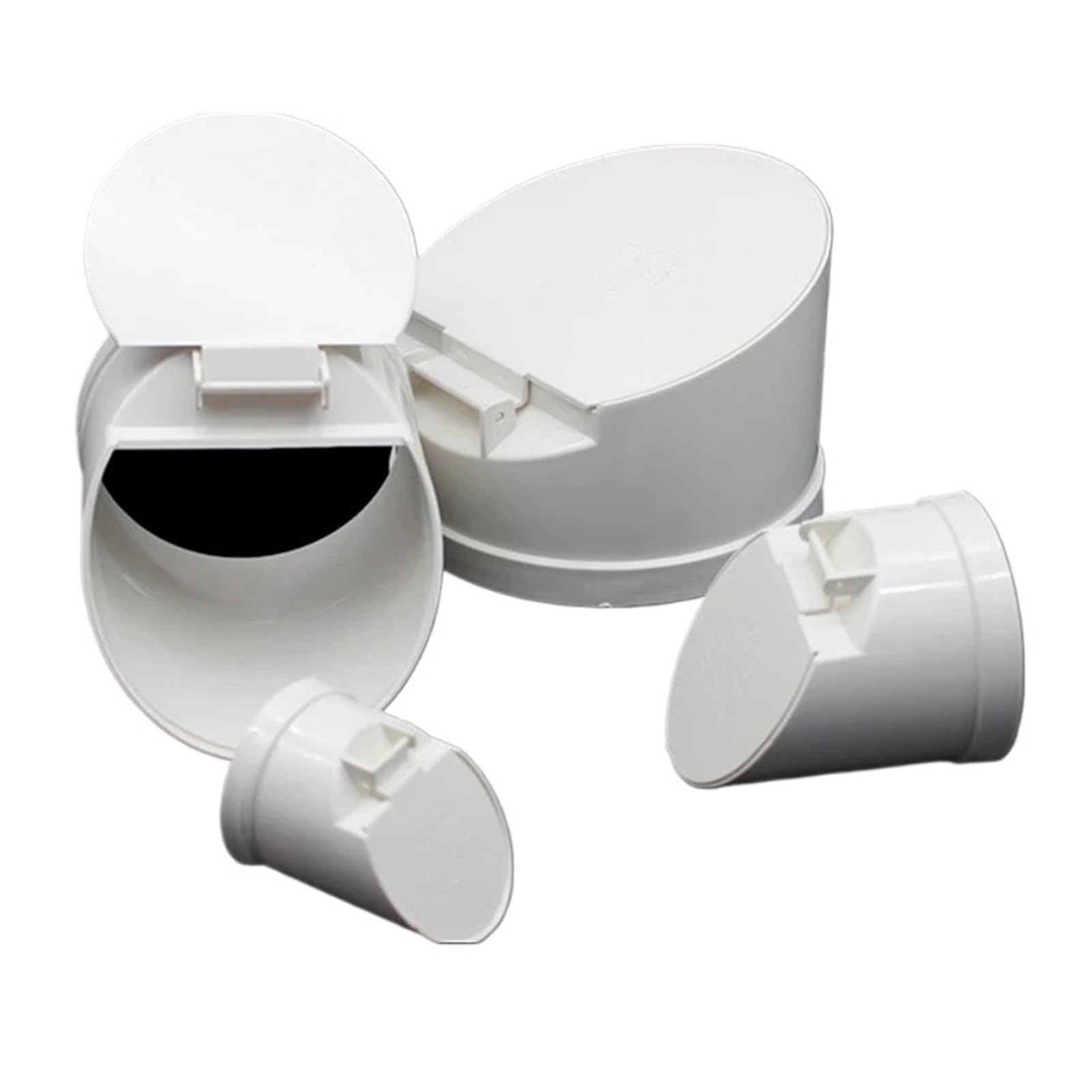 Zawór zwrotny do rury spustowej z PVC 50/75/110/160 mm rura spustowa podłoga ścieki duży pojemność skokowa osłona przeciwzapachowa szambo zawór zewnętrzny