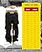 FB County 50/50 Mens Baggy Pants, Black, 34 - Loose Fit, Durable & Soft Poly-Cotton Twill, Wide Leg Pants for Men Streetwear