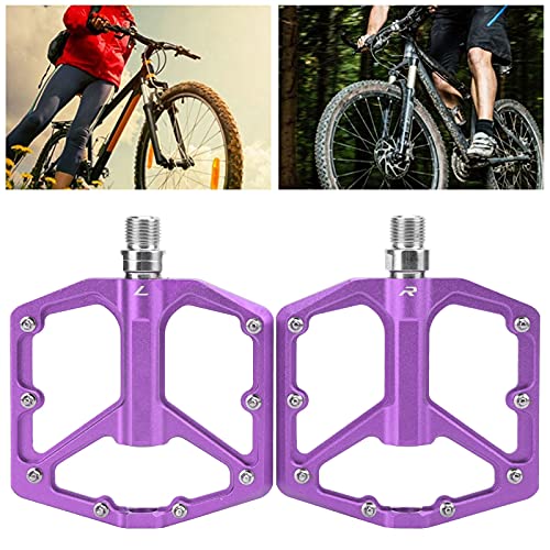 Foto von rutschfeste Pedale, DU-Lagersystem 1 Paar Mountainbike-Pedale für Mountainbikes/Rennräder(Violett)