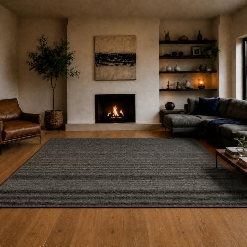 tretford Kettelteppich 200x300cm Schiefer - aus Kaschmir & Schurwolle