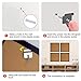 Board2by Cork Bulletin Boards 12 X 12, Black Framed Cork Tiles, Small Corkboards for Walls, Squares Pin Board 1/2 Inch Thick, Mini Wall Bulleting Board with 16 Push Pin Wood Clips, 4 Pack
