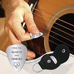 CREATCABIN 2 médiators de Guitare I Pick You Always and Forever Cadeau Musical Médiator de Guitare Électrique pour… - Les Beatles, Paul McCartney, John Lennon, RIngo Starr, George Harrison CREATCABIN 2 médiators de Guitare I Pick You Always and Forever Cadeau Musical Médiator de Guitare Électrique pour… – Image 6