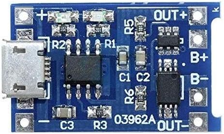 GoBagee® TP4056 1A Li-ion lithium Battery Charging Module with BMS Micro USB pin TP 4056 Pack Of (1)