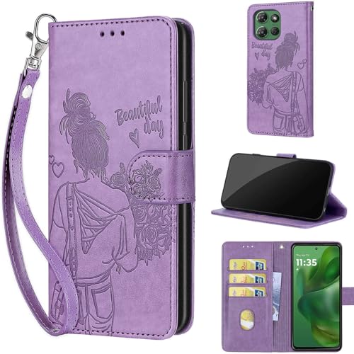 Housse rabat Motorola G Power 2025 avec porte-cartes intégré