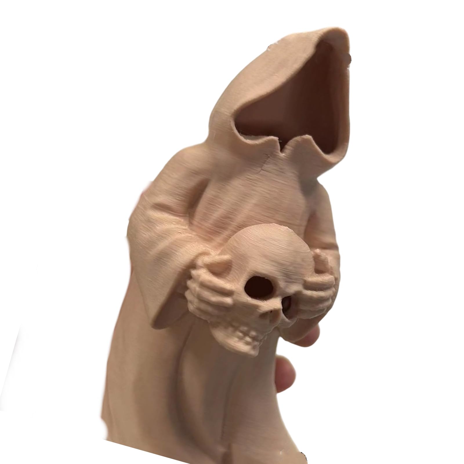 Sisyeuo Halloween Ghostly Sculpture Ghostly Skull Figure Desk Decoration for Holiday Party Centerpieces Indoor and Outdoor Desktop Halloween Decoration