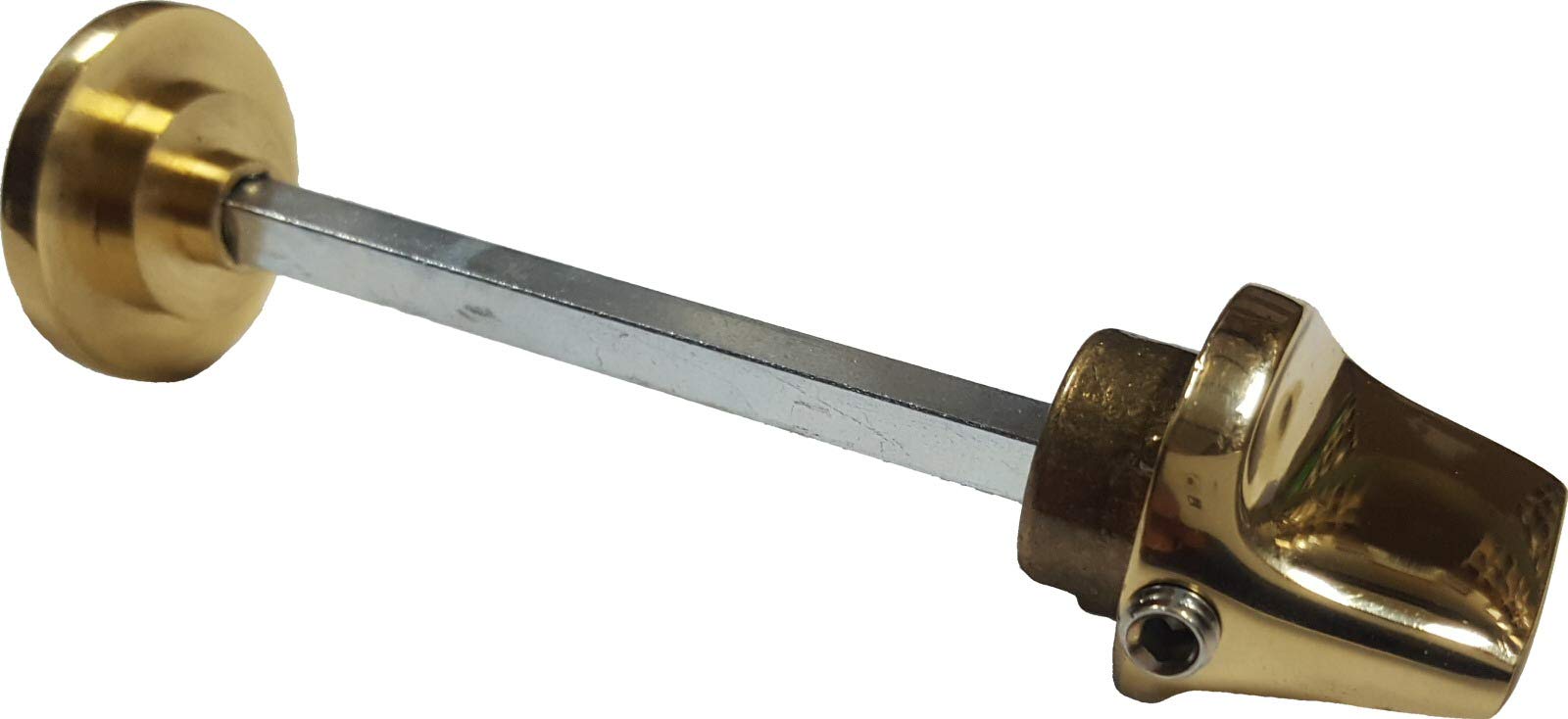 Architectural Hardware Replacement Privacy Door Handle Turn and Emergency Release Polished Brass