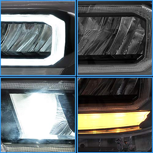 VLAND LED Headlights Compatible with Tacoma 3rd Gen N300 Pickup Truck 2016-2023 w/LED DRL w/Reflective Bowl Clear Reflector Front Lamp Set, No Need Extra Bulbs by VLAND - Used condition - Image 5