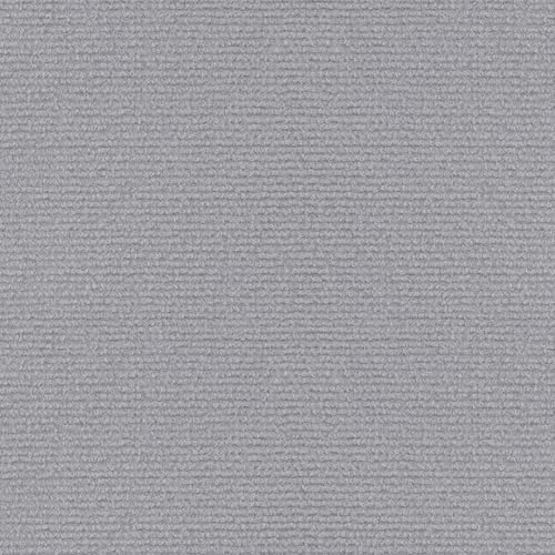 Teppichfliesen 30x30cm Selbstklebend - 10 Stück Set - 0.9m² - Teppich Fliesen mit Rückendeckung, Selbstklebend Teppichboden, Strapazierfähiger Teppich Bodenbelag für Wohnung, Büro, Gewerbe, Hellgrau