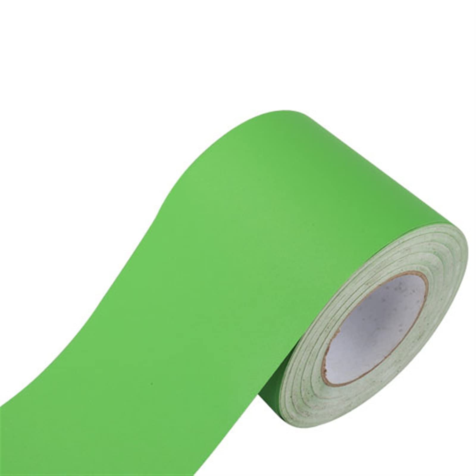GQQGSHOP 16,4-stopowa listwa wykończeniowa do tapet, samoprzylepna, dekoracyjna ścienna z PVC, czerwona, 20 cm x 5 m(Green Matte,30cm)