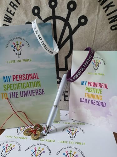 Pack positif avec journal intime et feuille de loi d'attraction complet