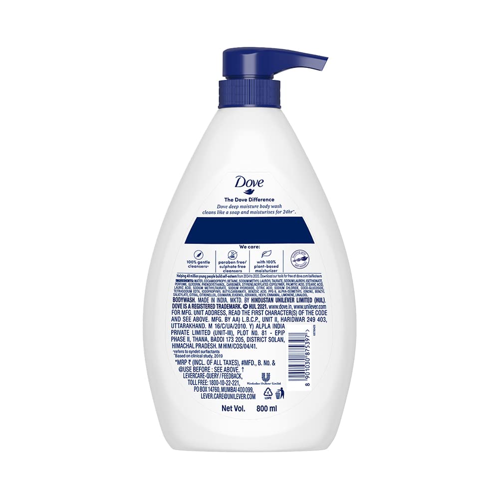 Dove Nourishing Bodywash with Triple Hydration Serum, 825ml - Image 7 thumbnail